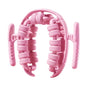 Yoga Wheel Muscle Massage Roller Stretching Fitness Exercise Training Equipment - Pink