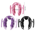Yoga Wheel Muscle Massage Roller Stretching Fitness Exercise Training Equipment - Pink