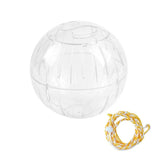 Hamster Running Ball Wheel Exercise Roller Toy Supplies Outside Cage Activity - Front View