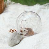 Hamster Running Ball Wheel Exercise Roller Toy Supplies Outside Cage Activity - Extra Image