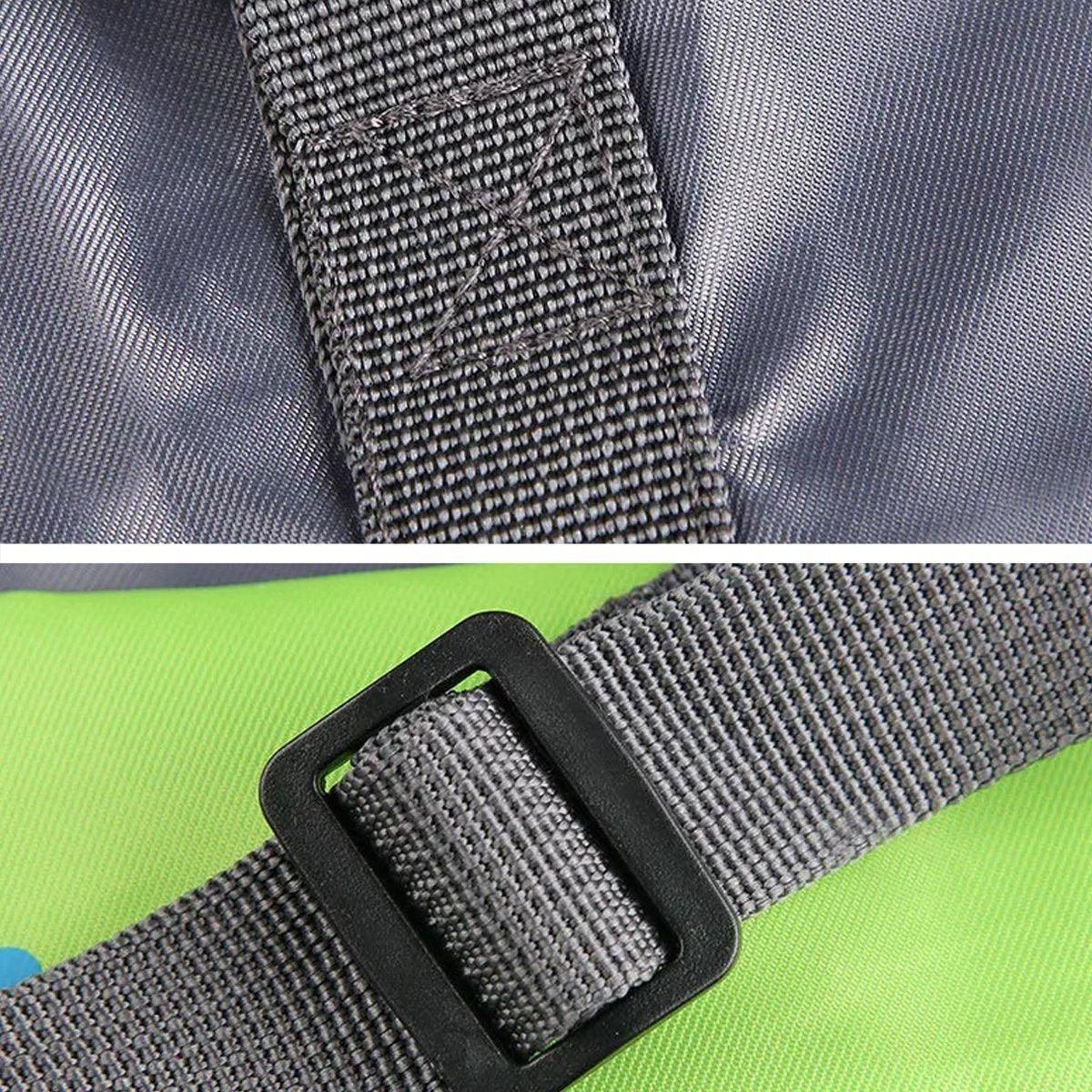 Nylon Waterproof Collapsible Travel Bag Large Suitcase Clothing Organizer - Blue