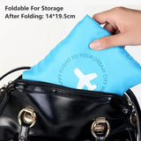 Nylon Waterproof Collapsible Travel Bag Large Suitcase Clothing Organizer - Orange - 45-Degree Angle