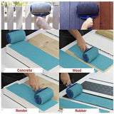 8Pcs/Set Pro Paint Roller Brush Handle Flocked Edger Wall Painting Hand Tool - Rear View