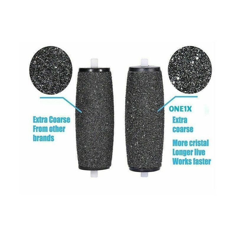4PCS Extra Coarse Roller Heads for Electric Foot File Callus Remover Refill