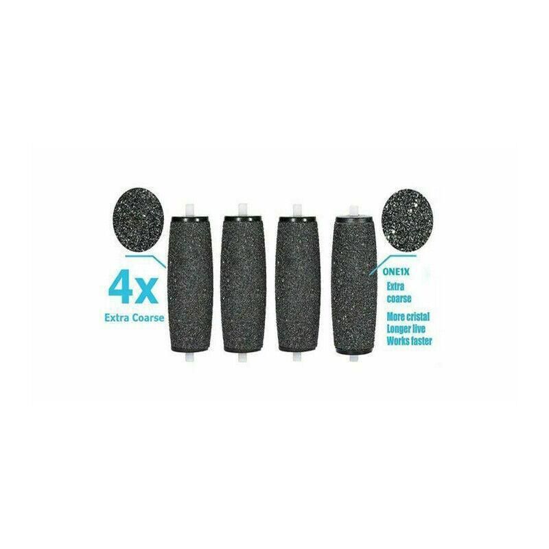 4PCS Extra Coarse Roller Heads for Electric Foot File Callus Remover Refill