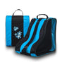 Rollerblading Ice Skate Carry Bag with Adjustable Shoulder Strap for All Ages - Blue
