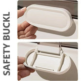Household Transparent First Aid Kit Multi Layer Medical Storage Box Organizer - Rear View