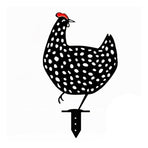 Garden Ornaments Chicken Yard Art Garden Backyard Lawn Decor Gift Easter Deco - A