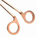 Rose Gold Candle Wick Trimmer Scissors Stainless Steel Candle Cutter Snuffers Au - Low Angle