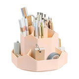 360 Degree Rotating Large Capacity Pen Holder Plastic Desktop Office Student Organizer - Extra Image
