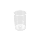 40-50 Pcs Mousse Cake Dessert Cups Clear Plastic Sample Drink Wine Jelly Tumbler - 40PCS-Round-60*80MM - Rear View