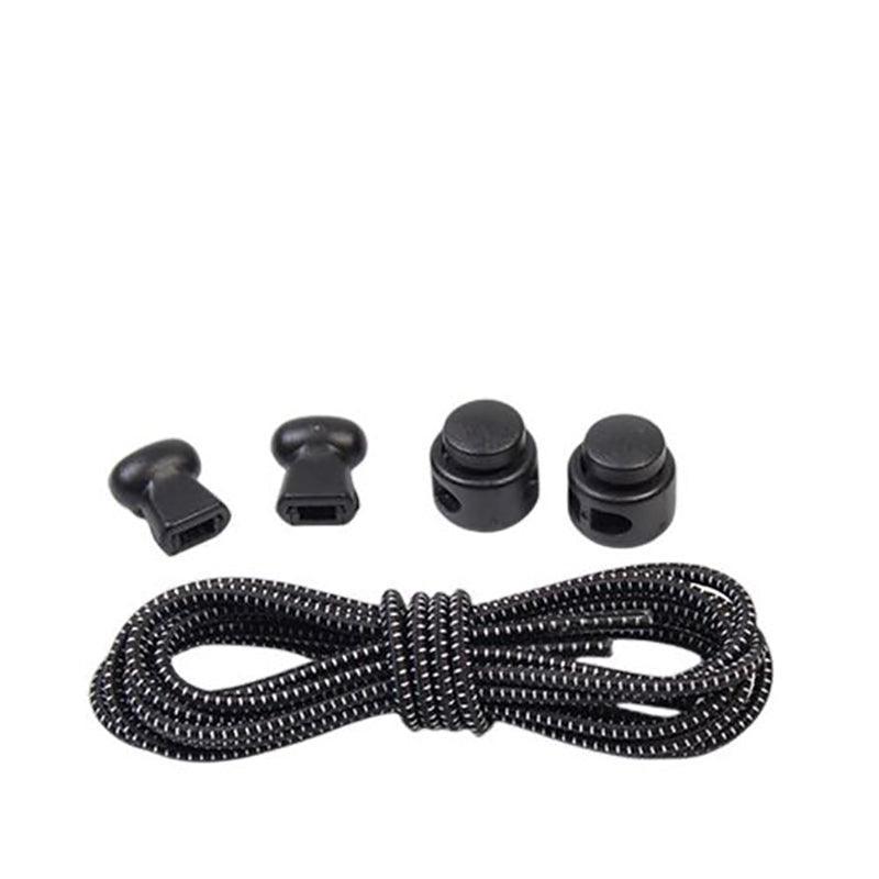 No Tie Elastic Shoelaces with Toggle Locks for Sneakers Running Walking Shoes - Golden