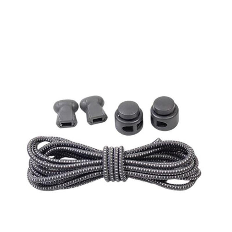 No Tie Elastic Shoelaces with Toggle Locks for Sneakers Running Walking Shoes - Lime Green