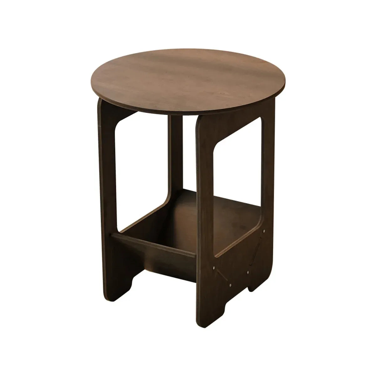 Double Layer Bedside Storage Table for Bedroom Living Room Nightstand Organizer