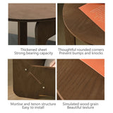 Double Layer Bedside Storage Table for Bedroom Living Room Nightstand Organizer - Extra Image
