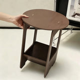 Double Layer Bedside Storage Table for Bedroom Living Room Nightstand Organizer - Extra Image
