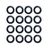 100pcs Silicone Rubber Seal Gasket Ring for Pipe Fitting Water Leak Proof - 1/2 inch Gasket - Side View