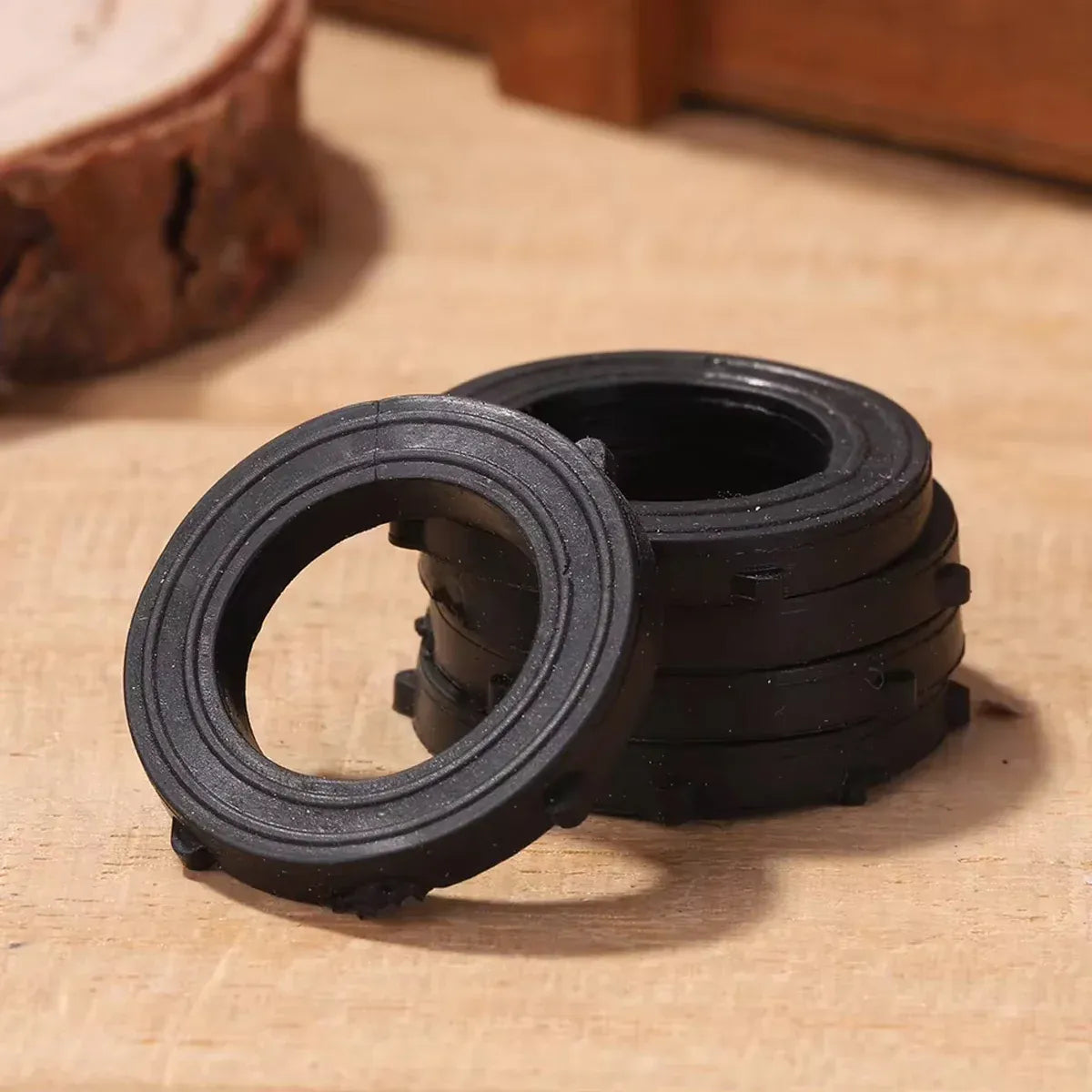 100pcs Silicone Rubber Seal Gasket Ring for Pipe Fitting Water Leak Proof - 1/2 inch Gasket