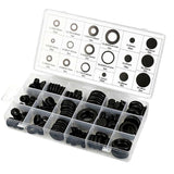 125Pcs Rubber Grommet Set-Assorted Fastener Kit 18 Popular Sizes - Front View