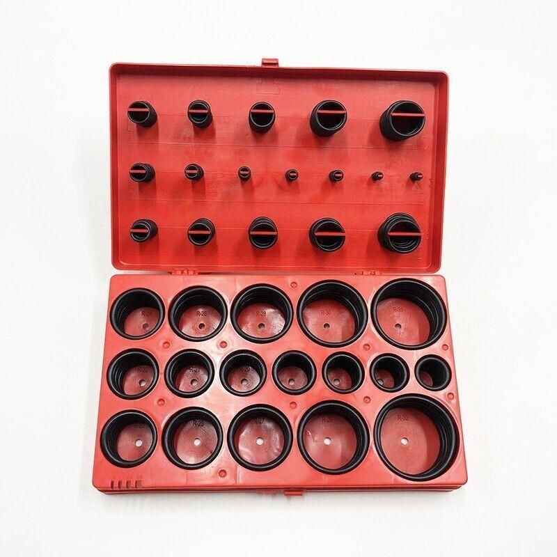419 Pcs Rubber O Ring Kit Metric Grommet Seal Plumbing Garage O-Ring Assortment