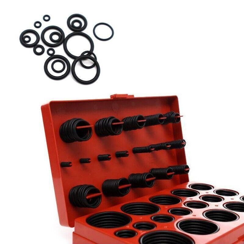 419 Pcs Rubber O Ring Kit Metric Grommet Seal Plumbing Garage O-Ring Assortment