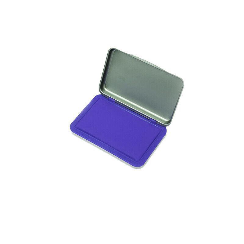 Ink Pad for Rubber Stamps and Fingerprint Crafts Non Toxic Ink for Office and DIY Use - Red