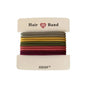 Hair Accessories High Elastic Two-Color Cross Hair Rope Rubber Band Hair Ring - Colourful
