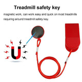 Treadmill Stop Key Running Machine Emergency Switch Lock - Top-Down View