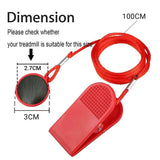 Treadmill Stop Key Running Machine Emergency Switch Lock - Low Angle