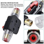 20-150Amp Circuit Breaker Dual Battery Ip67 Waterproof Fuse Manual Reset 12V 24V - 60AMP
