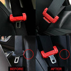 2PCS Silicone Seat Belt Buckle Grip Cover Anti Scratch Protector for Car Interior