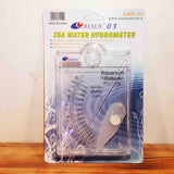 Seafood Fish Tank Seawater Hydrometer Salinometer Salinity Tester for Aquarium - Top-Down View