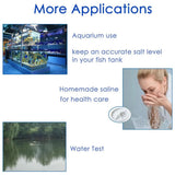 Seafood Fish Tank Seawater Hydrometer Salinometer Salinity Tester for Aquarium - 45-Degree Angle