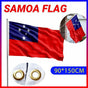 Samoa National Flag 90x150cm Large Outdoor Polyester Banner with Grommets