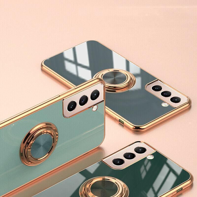 Black Shockproof Ring Holder Case Cover for Samsung S22 Ultra Plus Note 20 - Samsung Galaxy A13