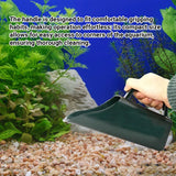 Aquarium Sand Cleaning Shovel Water Permeable for Fish Tank Gravel - Top-Down View