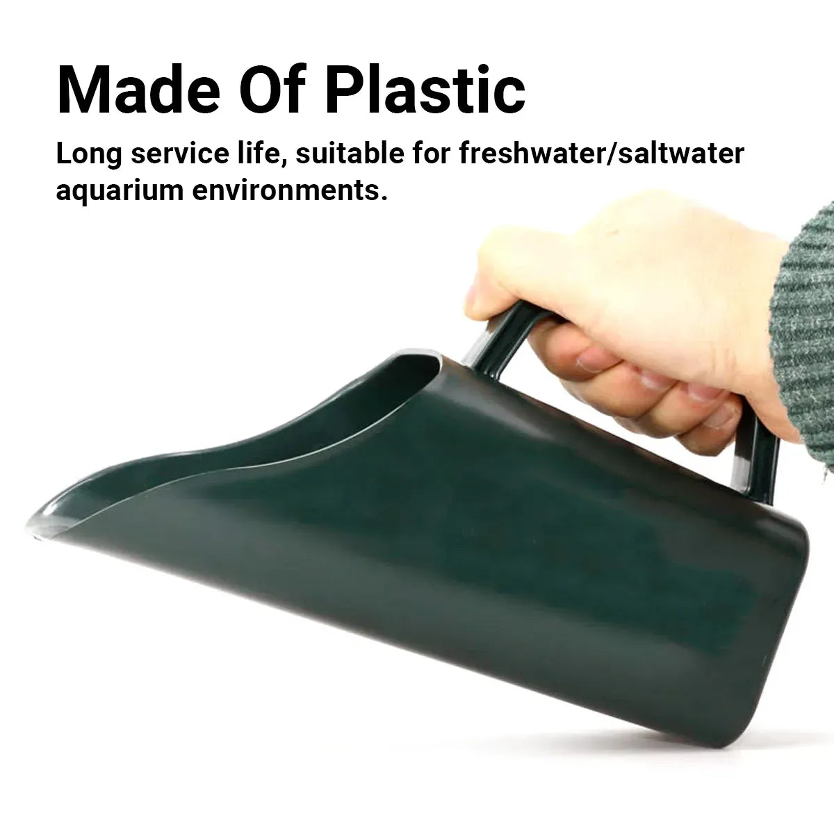 Aquarium Sand Cleaning Shovel Water Permeable for Fish Tank Gravel