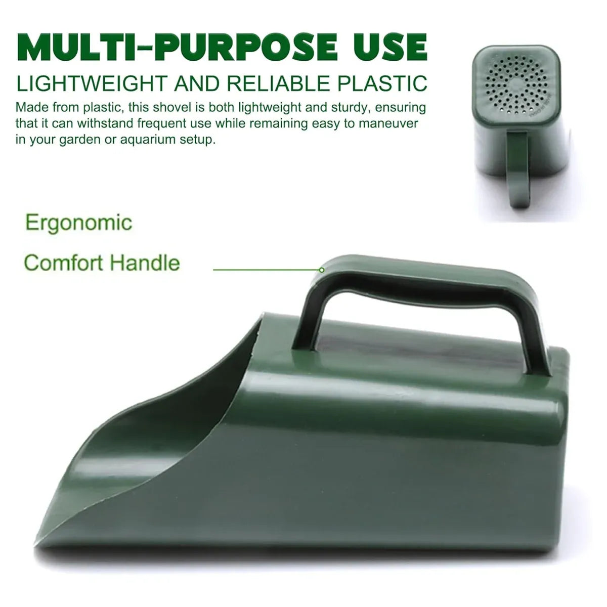 Aquarium Sand Cleaning Shovel Water Permeable for Fish Tank Gravel