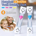 3 Mins Hourglass Sand Timer Kids Gifts Egg Kitchen Smiley Tooth Brushing Clock - Blue