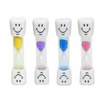 3 Mins Hourglass Sand Timer Kids Gifts Egg Kitchen Smiley Tooth Brushing Clock - Blue