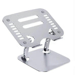 Adjustable Folding Aluminum Stand Ergonomic Design Portable Laptop Stand Holder - Silver