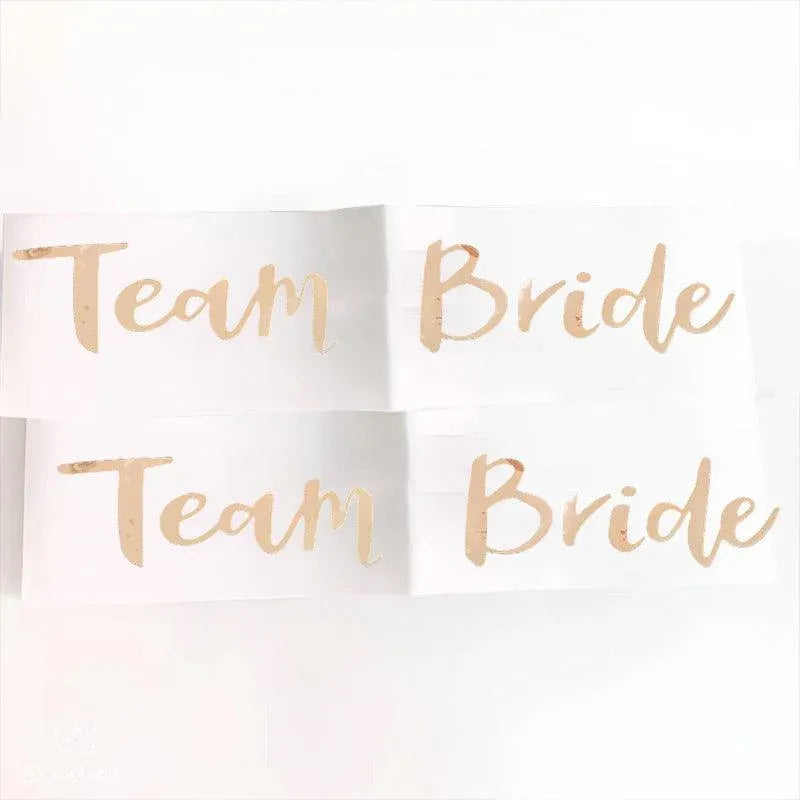 Bridal Party Sash Rose Gold Bride Bridesmaid Maid Honour Mother Hens Night Wear - Mother Of The Bride