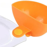 8PCS Plastic Salad Dressing Box Set Double Clip Bowl Snack Container with Spoon - Extra Image