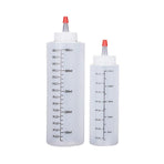 Squeeze Condiment Dispenser Bottles 250ml 500ml Sauce Craft Use Set of 6 - 250ML