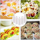Squeeze Condiment Dispenser Bottles 250ml 500ml Sauce Craft Use Set of 6 - 250ML