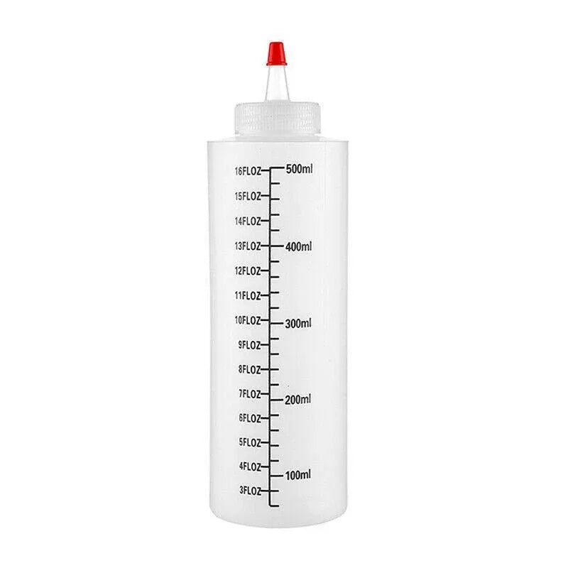 Squeeze Condiment Dispenser Bottles 250ml 500ml Sauce Craft Use Set of 6 - 250ML