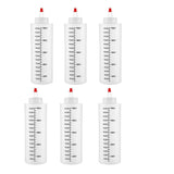 Squeeze Condiment Dispenser Bottles 250ml 500ml Sauce Craft Use Set of 6 - 250ML - Front View