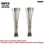 50x Meike Wire Cutting Blade Multifunctional Woodworking Stretch Steel Fine Tooth - 500mm