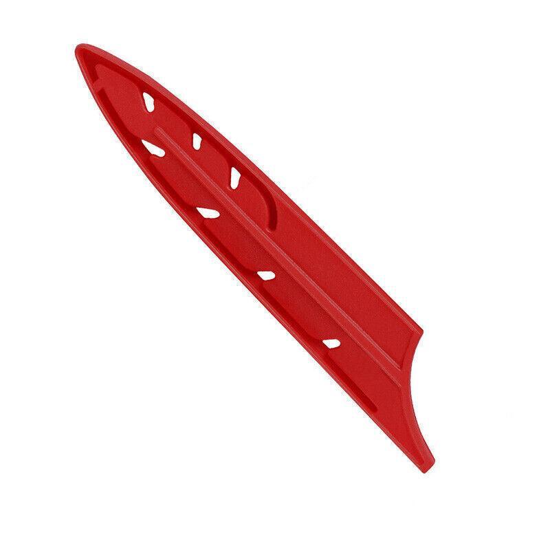 Plastic Knife Sheath Edge Guard Cover Scabbard Slicing Blade Red Protector Chef - Scabbard-7in