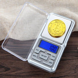 Pocket Mini Digital Kitchen Scales Jewellery Electronic Herbs - 0.01G To 200G Au - Side View